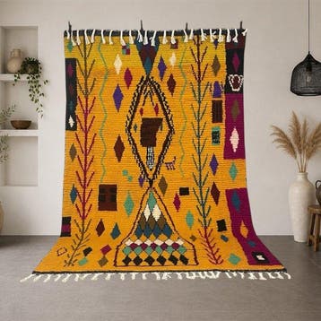 Berber, Handgemaakt Marokkaans tapijt – dikke textuur –, Nieuw