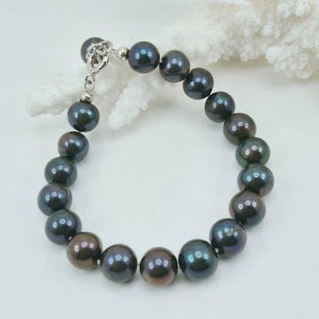 Zilver - Armband - Gekweekte Aziatische parels
