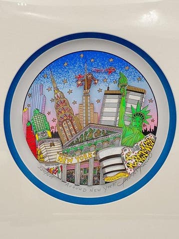 Charles Fazzino (1955) - Around New York3D silkscreen
