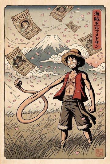 MEDSAN - Pirate King Luffy - One Piece () - UNIQUE