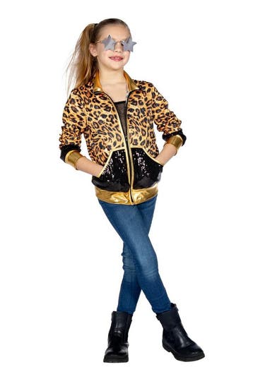 Sportief Trainingsjack Panter Kind, Kleding | Dames, Carnavalskleding en Feestkleding, Ophalen of Verzenden, Nieuw