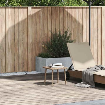 vidaXL Tuin salontafel rechthoekig 40x40x37 cm poly rattan, Verzenden, Nieuw