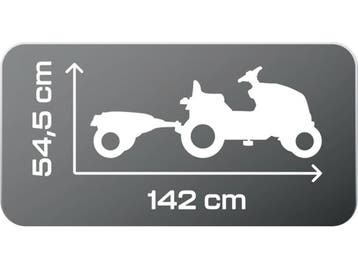 Smoby Farmer XL - Tractor - Afneembare aanhanger - Zwart, Verzenden, Nieuw