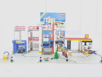 Lego Set - 6394 - City, Classic Town - Metropark and service, Nieuw