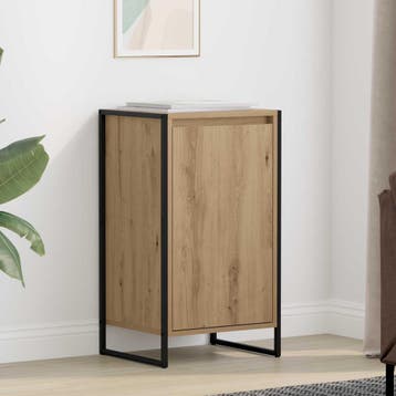 vidaXL Dressoir Artisanaal eiken 43 x 36 x 75,5 cm Bewerkt, Verzenden, Nieuw, Overige houtsoorten, Minder dan 50 cm
