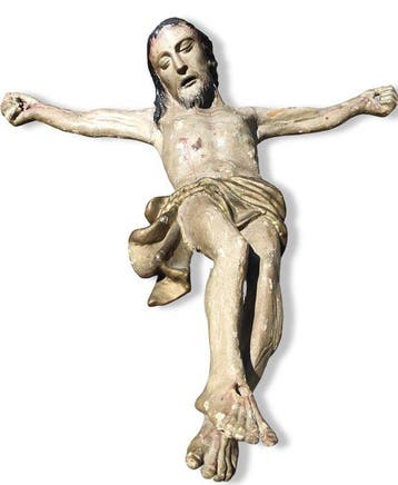 sculptuur, Corpus Christi - 50 cm - Hout