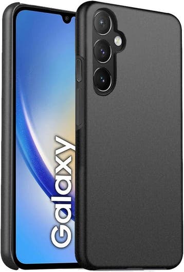 Hard case Samsung Galaxy A35 zwart, Verzenden, Nieuw