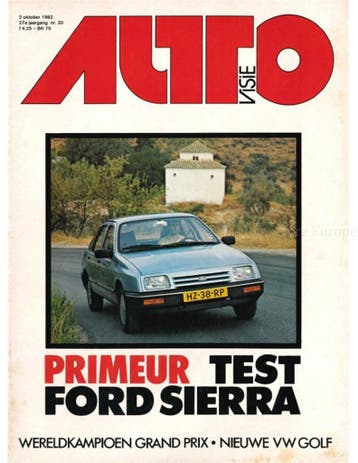 1982 AUTOVISIE MAGAZINE 20 NEDERLANDS, Nieuw, Author