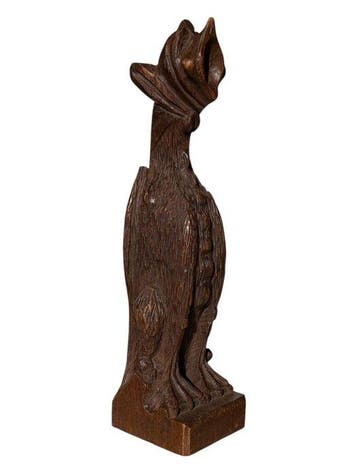 Beeld, Antique Gargoyl Statue - 36 cm - Hout