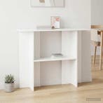 vidaXL Wandtafel Wit 100 x 30 x 75 cm Bewerkt hout, Minder dan 50 cm, Verzenden, Nieuw, 75 cm of meer