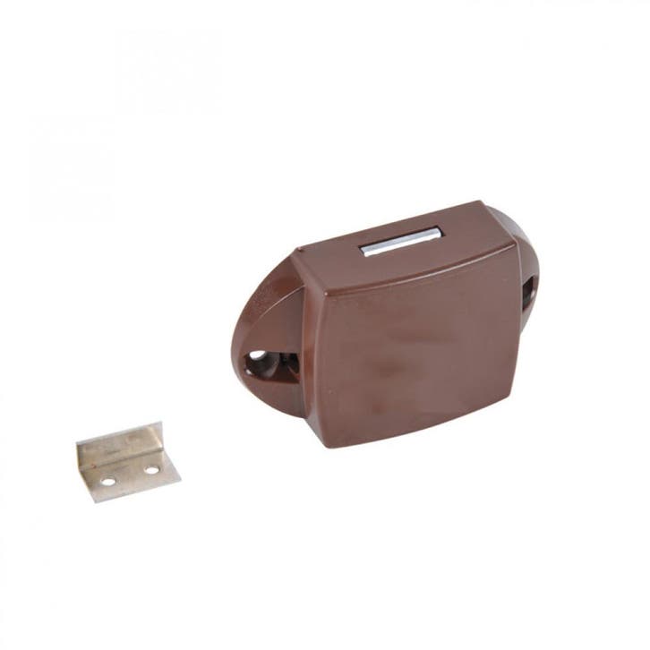 Drukknopslot Eenzijdig Bedienbaar Bruin, Caravans en Kamperen, Camper-accessoires, Nieuw, Ophalen of Verzenden