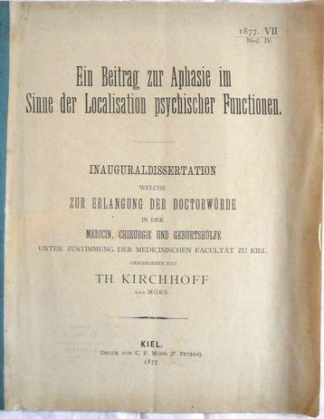 Hoche, Pia, Kirchhoff u.a. - RARITÄT Dissertationen u.