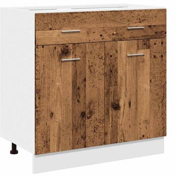 Onderkast Lyon 80cm | Retourdeal 34% Korting, Huis en Inrichting, Bruin, Zo goed als nieuw, Minder dan 100 cm, 25 tot 50 cm