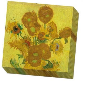 Servetten: Sunflowers, Vincent van Gogh, Van Gogh Museum, Ophalen of Verzenden, Nieuw