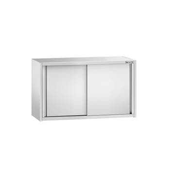 GGM Gastro | RVS wandkast PREMIUM - 1000x400x650mm - met |, Verzenden, Nieuw in verpakking, RVS Meubilair