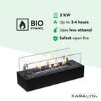 Xaralyn Bio-ethanol brander S Zwarte poedercoating, Verzenden, Nieuw, Elektrische haard