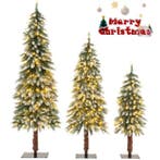 2dekans | Set van 3 Kunstkerstbomen Besneeuwde Kerstboom met, Diversen, Kerst, Ophalen of Verzenden, Zo goed als nieuw