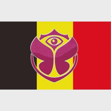 Tomorrowland Vlag 90x150cm - Duitsland, Mexico, België, Span, Verzenden, Nieuw