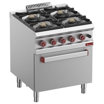 Diamond Fornuis + Oven | OPTIMA 700 | Gas | 4 Branders 4x 7k, Ophalen of Verzenden, Nieuw in verpakking
