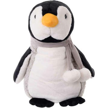 Bukowski pinguin knuffel - grijs/wit - staand - 50 cm, Verzenden, Nieuw