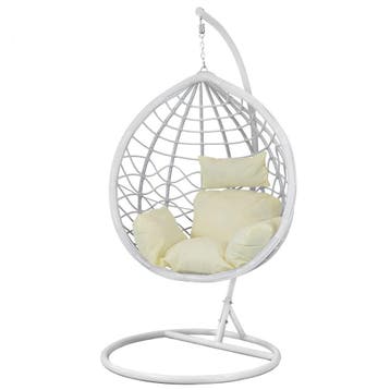 Comfort Stoel Ei | Beige Kussens | A-kwaliteit, Binnen, Meerpersoons, Nieuw, Ophalen of Verzenden