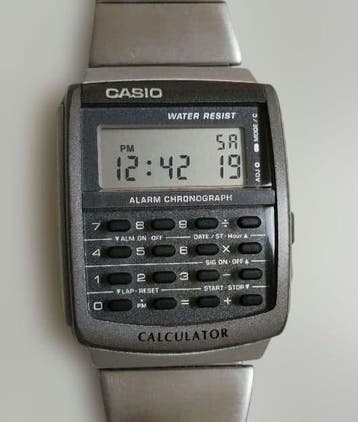 Casio - CA-506 Calculator Watch – Vintage Digital Wristwatch, Nieuw