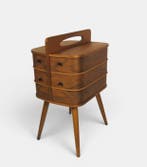 Naaidoos - Hout - Teakhouten tafel uit de jaren vijftig