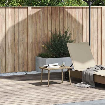 vidaXL Tuin salontafel rechthoekig 60x40x37 cm poly rattan, Verzenden, Nieuw