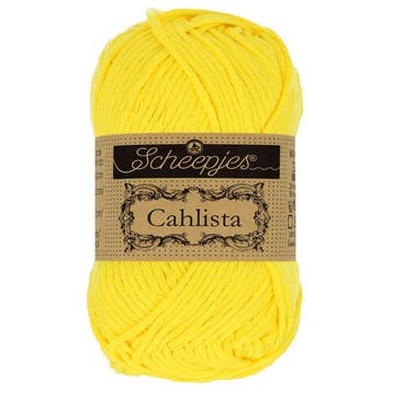 Scheepjes Cahlista - 280 lemon - Katoen Garen, Ophalen of Verzenden, Nieuw