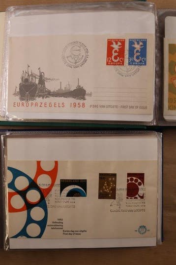 Nederland 1958/2015 - Complete collectie fdcs in 19 PS I, Gestempeld