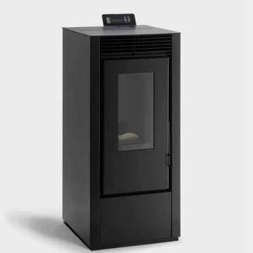 verwarm gasloos extra ruimte met kanalisatie pelletkachel, Nieuw, Ophalen of Verzenden, Pelletkachel, Vrijstaand