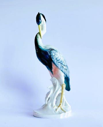 Karl Ens, Volkstedt - Beeld, – Large Grey Heron – Germany –
