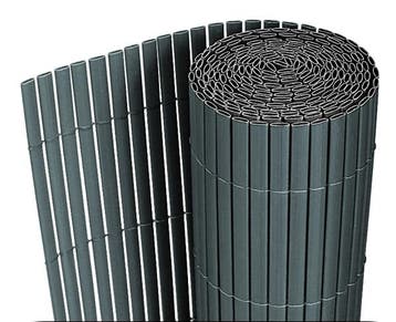 Flexibele tuinscherm Hidden balkonscherm PVC 150x300 cm grij, Verzenden, Nieuw