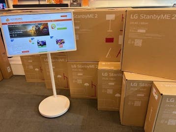 LG Smart Touch TV 27 inch StandbyME 2  27LX6TDGA, Audio, Tv en Foto, Televisies, Ophalen, LED, Nieuw, 4k (UHD)