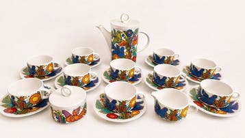 Villeroy & Boch - NO RESERVE. RARE LUXE Service à café ou
