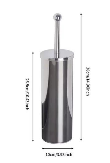 Wandtoiletborstel met houder – ronde wc-borstelset, Verzenden, Nieuw