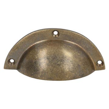 Komgreep massief messing antiek 91 mm, Verzenden, Nieuw
