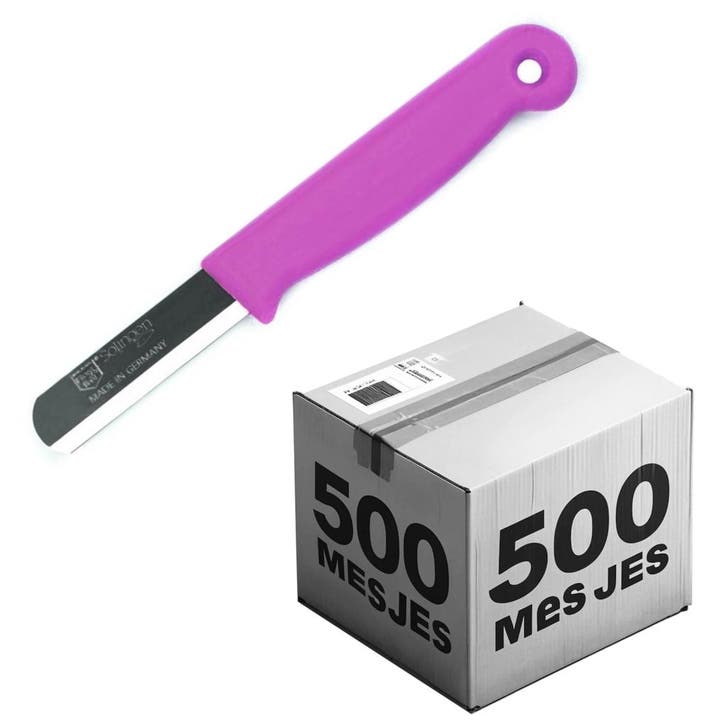 Solingen Bandstaal Mes – HACCP – Roze – RVS Lemmet 40, Huis en Inrichting, Keuken | Bestek, Los bestek, Nieuw, Rvs of Chroom, Ophalen of Verzenden