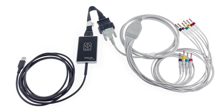 Schiller Cardiovit CS-104 PC-gebaseerd rust-ECG-systeem, Diversen, Verpleegmiddelen, Nieuw, Verzenden