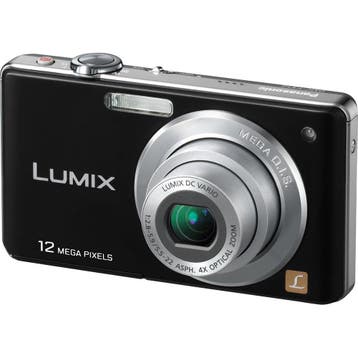 Panasonic Lumix DMC-FS12 Digitale Compact Camera - Zwart, Verzenden, Zo goed als nieuw