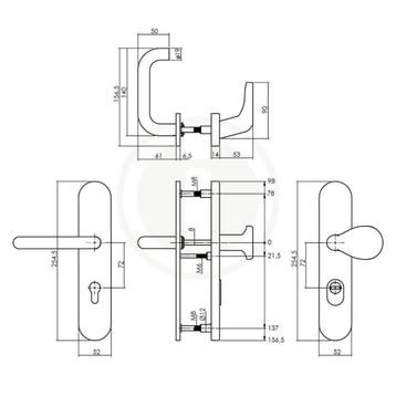 Intersteel Veiligheidsbeslag SKG3 voordeur, Verzenden, Nieuw