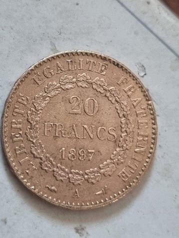 Frankrijk. 20 Francs 1897-A Génie