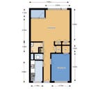 Te Huur 2 Kamer Appartement Kerkwervesingel In Rotterdam, Huizen en Kamers, Huizen te huur, Rotterdam, Direct bij eigenaar, Appartement