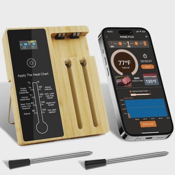 Draadloze Vleesthermometer met 2 Probes & Bluetooth - 120m B, Verzenden, Nieuw
