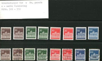 Duitsland, Bondsrepubliek 1966/1967 - Zeldzame complete, Postzegels en Munten, Gestempeld