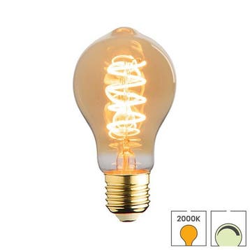 LED lamp E27 | 3.5 watt dimbaar | 2000K extra warm wit | A60, Verzenden, Nieuw, E27 (groot), Overige typen