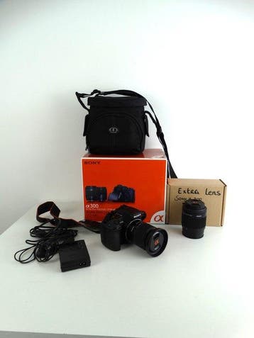 Sony 300 + DT 18-70 + DT 55-200 Digitale camera, Nieuw