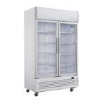 Polar G-serie tweedeurs displaykoeling met lichtbak 950L, Verzenden, Nieuw in verpakking