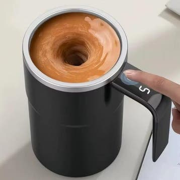 Elektrische Zelfroerende Koffiemok 380 ml USB Oplaadbaar, Verzenden, Nieuw