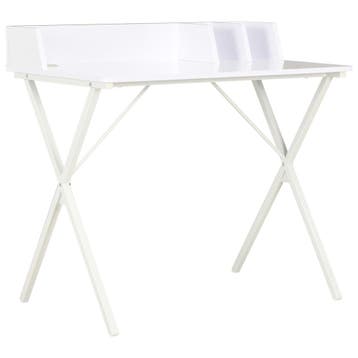 vidaXL Bureau 80x50x84 cm wit, Verzenden, Nieuw